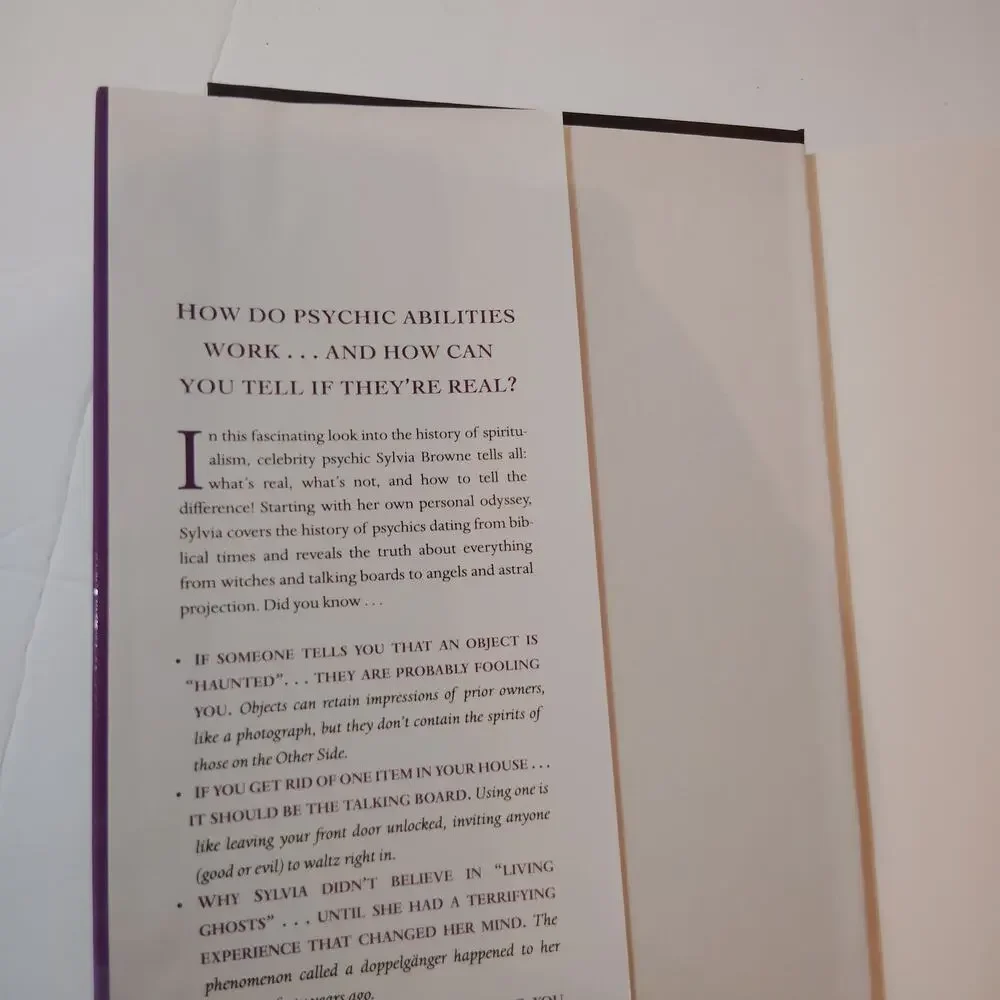 The Truth About Psychics: What's Real, Not, How to Tell -Sylvia Browne Hardcover